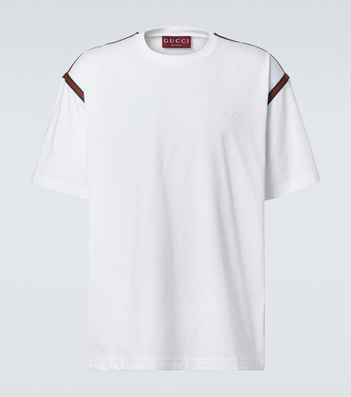 GUCCI WHITE COTTON T-SHIRT