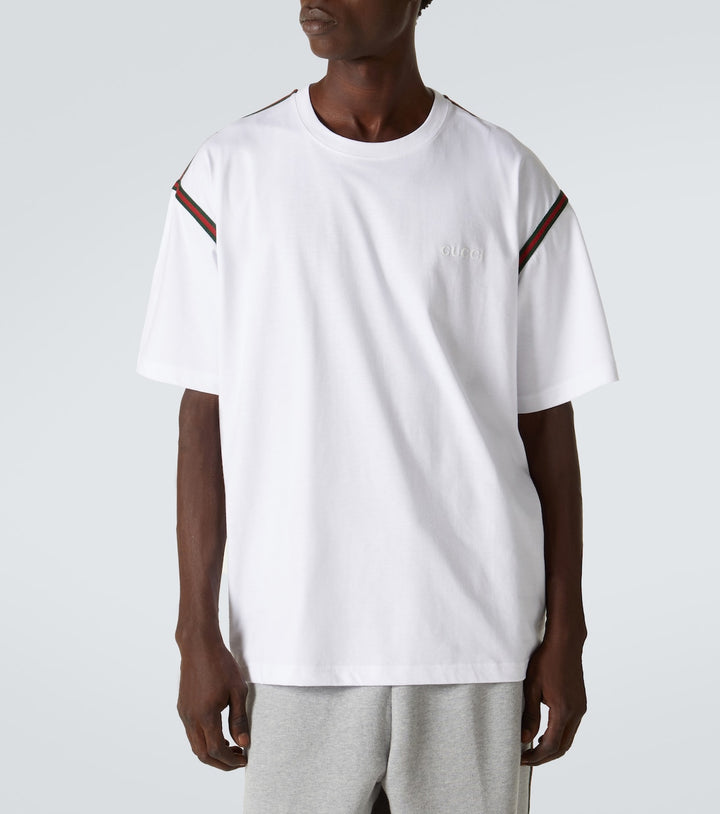 GUCCI WHITE COTTON T-SHIRT