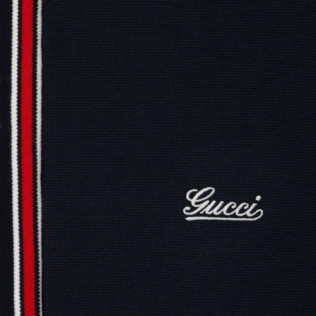 GUCCI POLO NAVY BLUE T-SHIRT