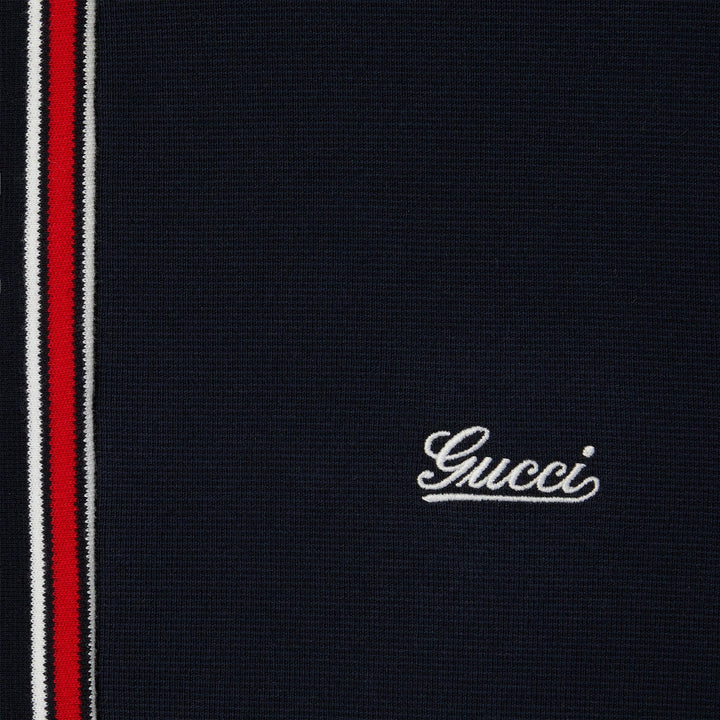 GUCCI POLO NAVY BLUE T-SHIRT