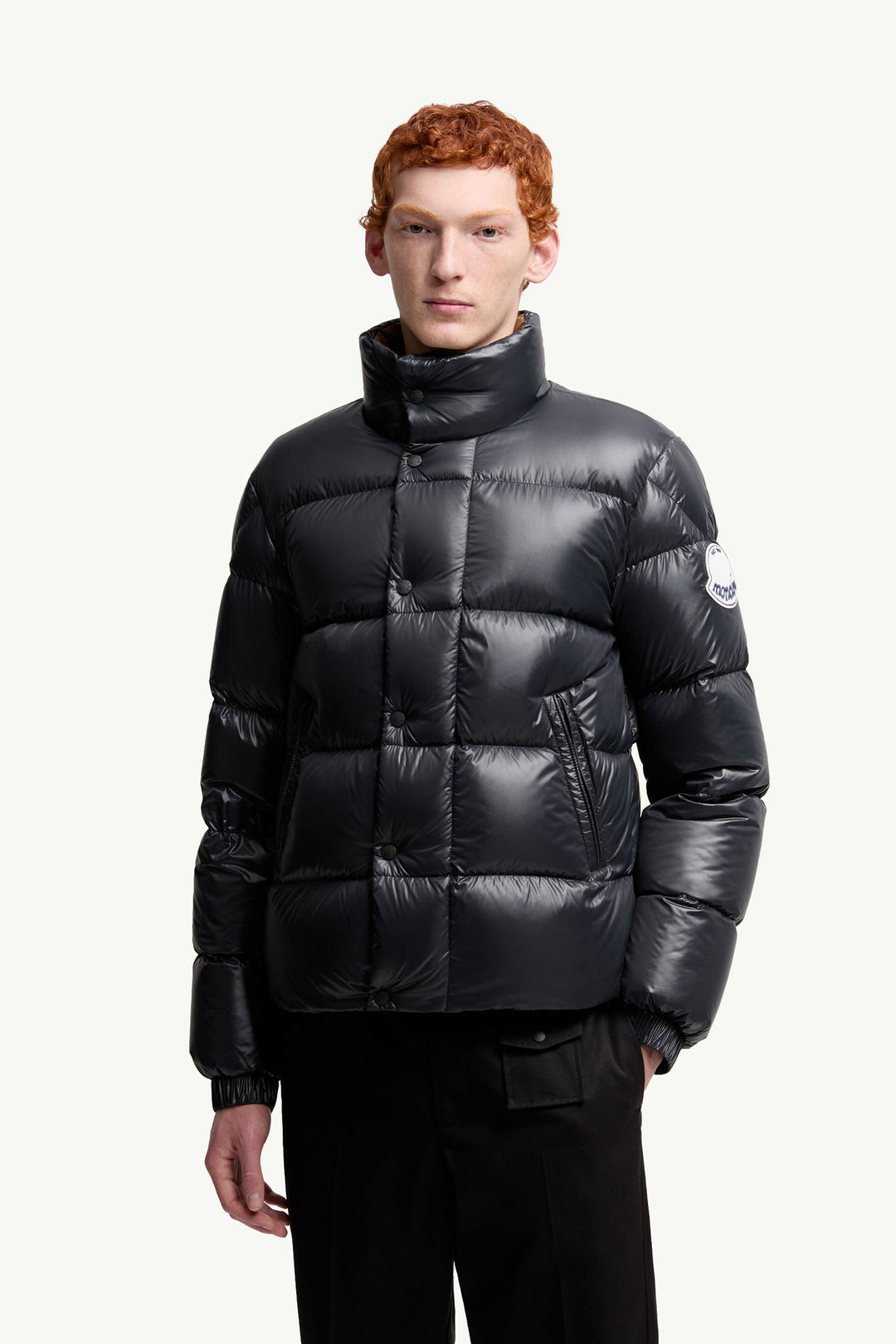 MONCLER NAVY DOWN JACKET PUFFER