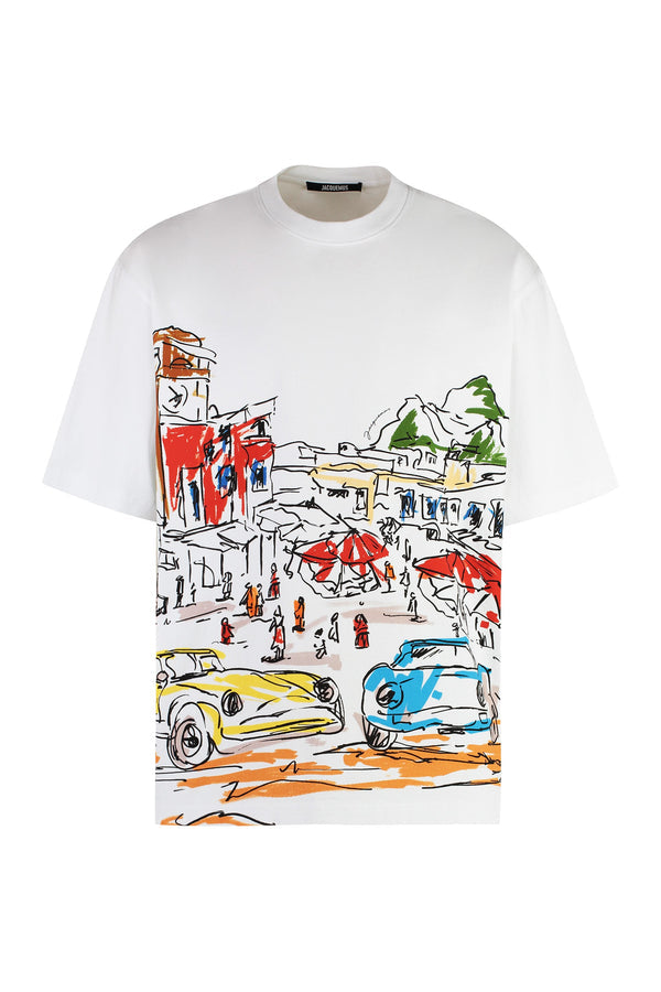 JACQUEMUS LARGO WHITE T-SHIRT