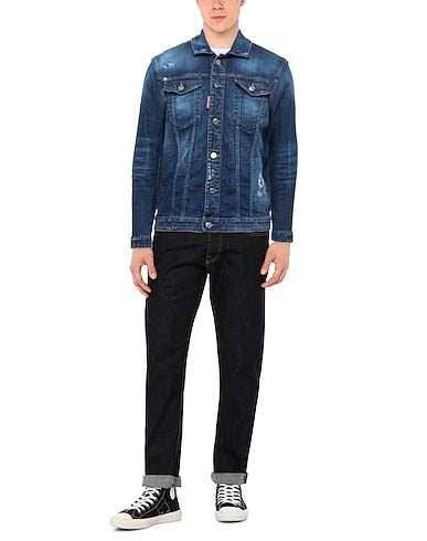 DSQUARED2 DENIM PATCHED JACKET