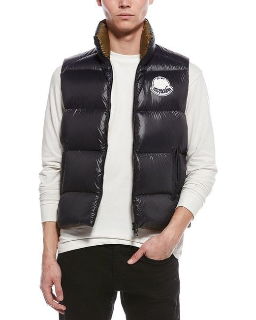 MONCLER LIPSI DOWN BLUE VEST