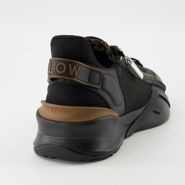FENDI FLOW MONOGRAM SNEAKERS