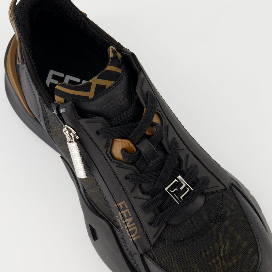 FENDI FLOW MONOGRAM SNEAKERS