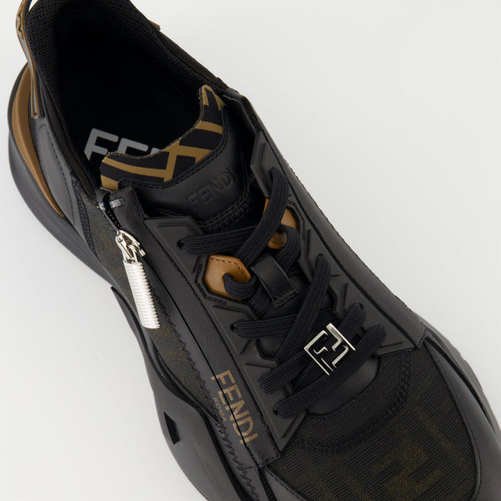 FENDI FLOW MONOGRAM SNEAKERS
