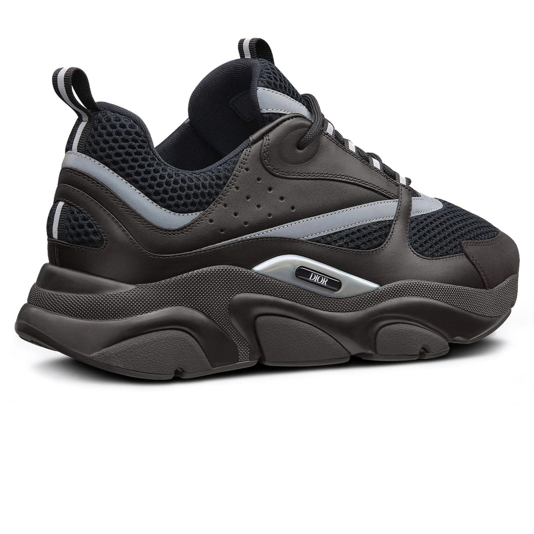 DIOR B22 BLACK CALFSKIN SNEAKERS