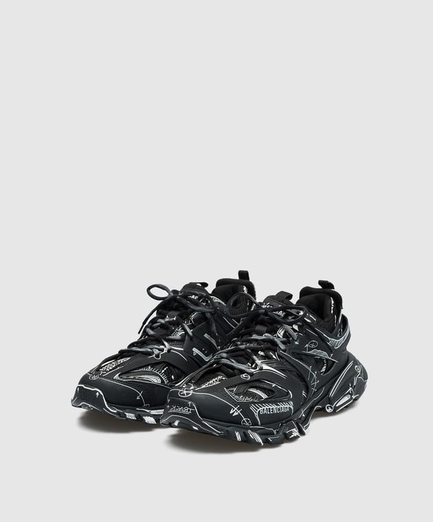 BALENCIAGA TRACK PAINTED SNEAKERS