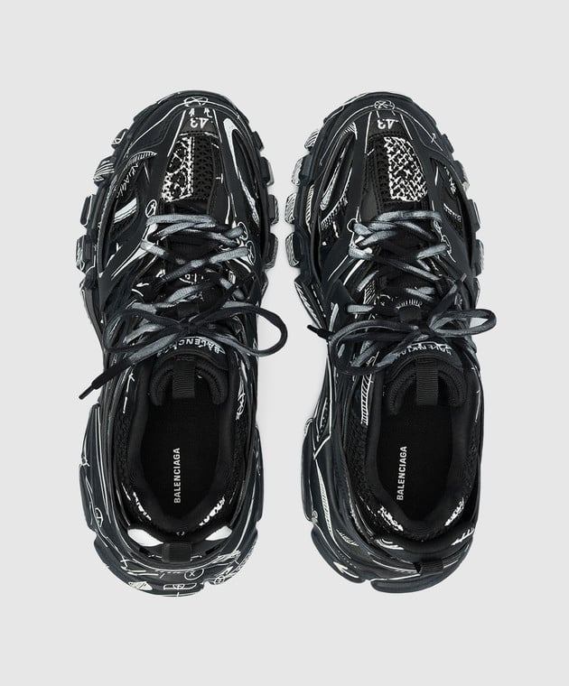 BALENCIAGA TRACK PAINTED SNEAKERS