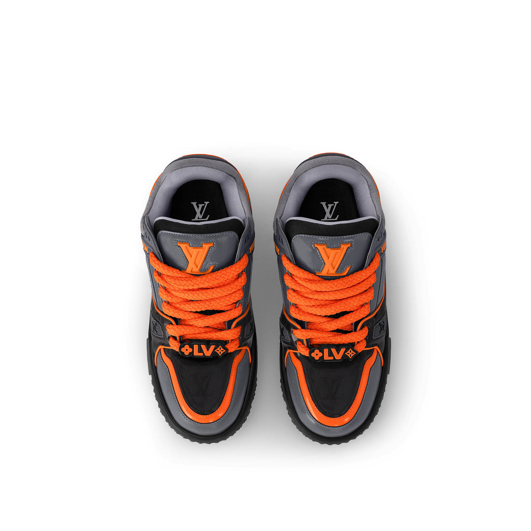 LOUIS VUITTON TRAINER MAXI ORANGE & GREY