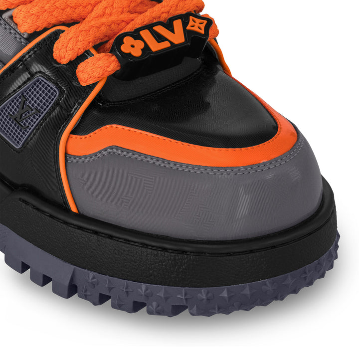 LOUIS VUITTON TRAINER MAXI ORANGE & GREY