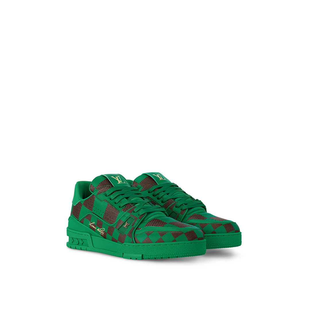 LOUIS VUITTON DAMIER GREEN SNEAKERS