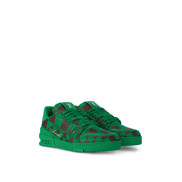 LOUIS VUITTON DAMIER GREEN SNEAKERS