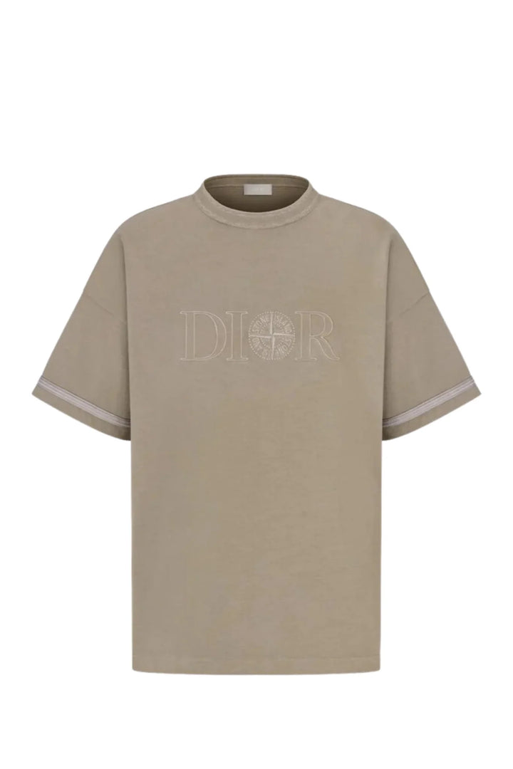 DIOR STONE ISLAND BEIGE T-SHIRT