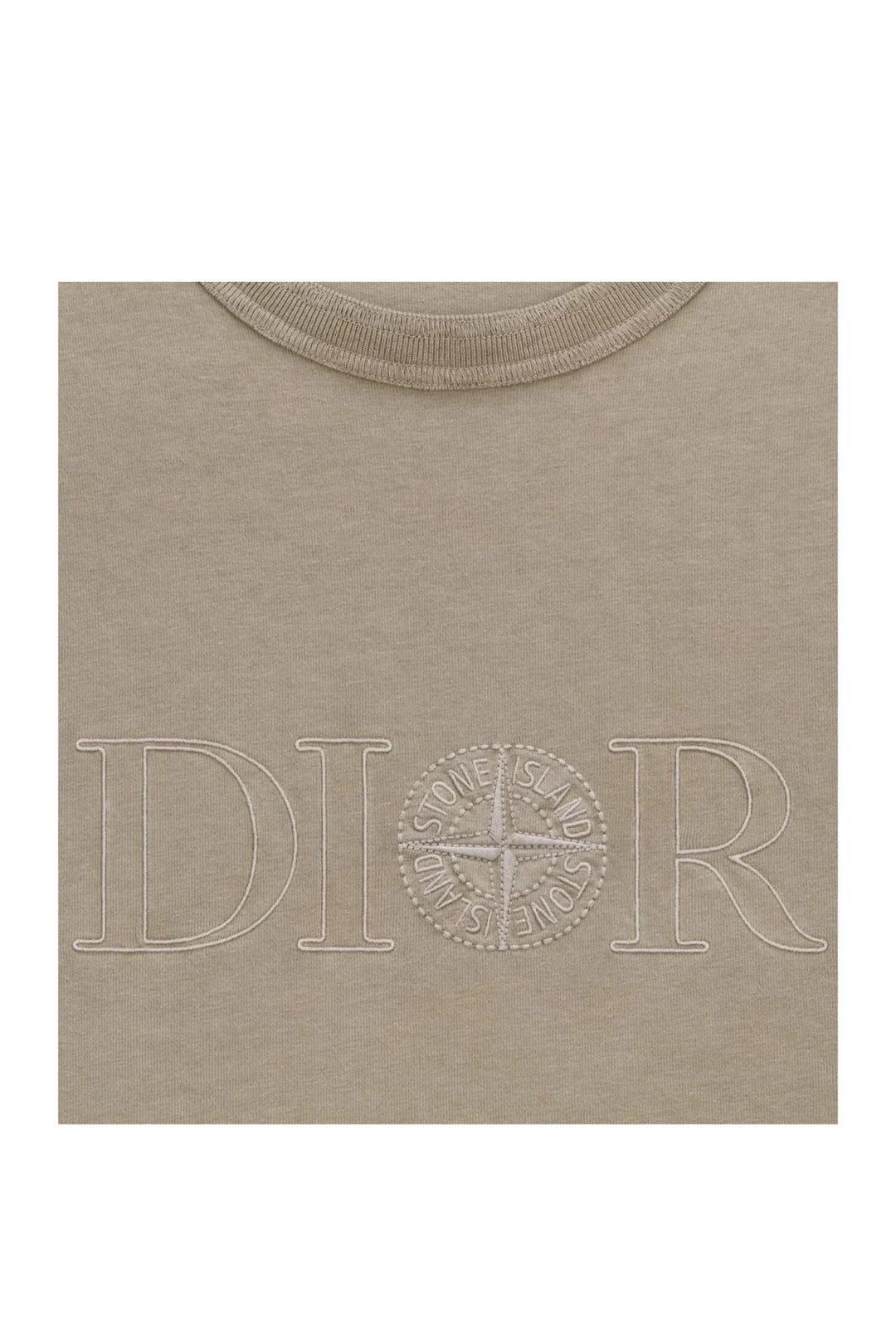DIOR STONE ISLAND BEIGE T-SHIRT