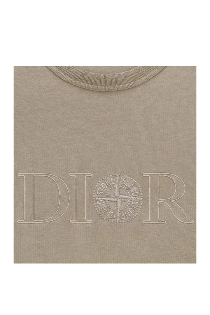 DIOR STONE ISLAND BEIGE T-SHIRT