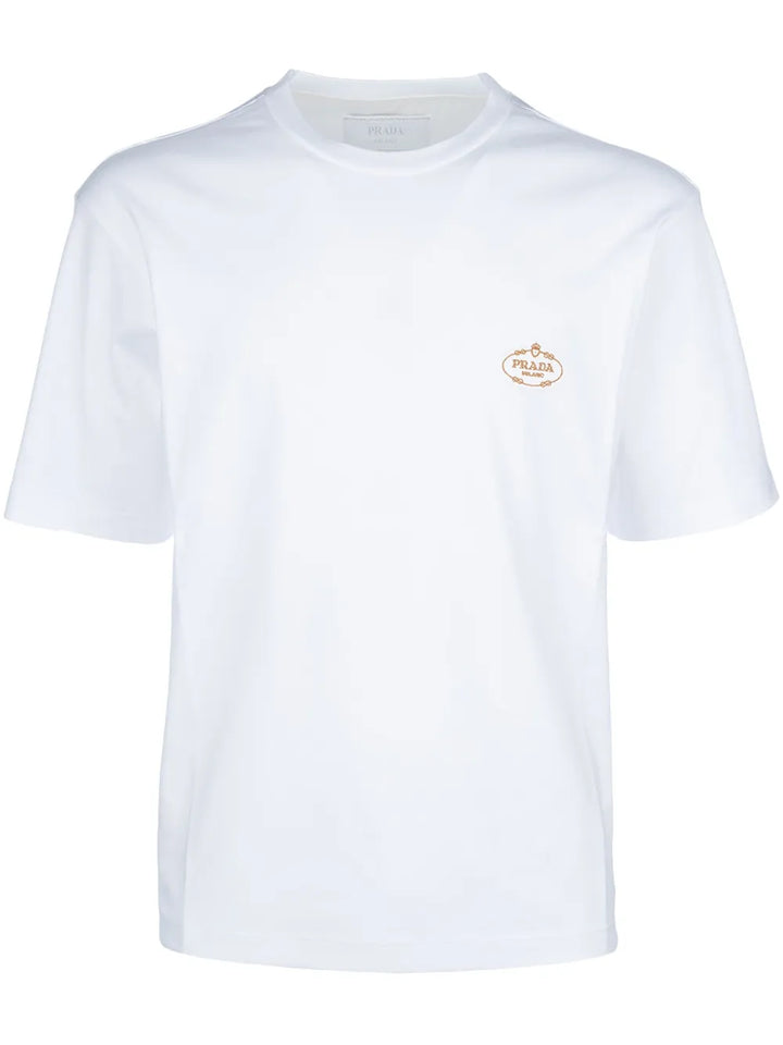 PRADA MINI LOGO GOLD T-SHIRT