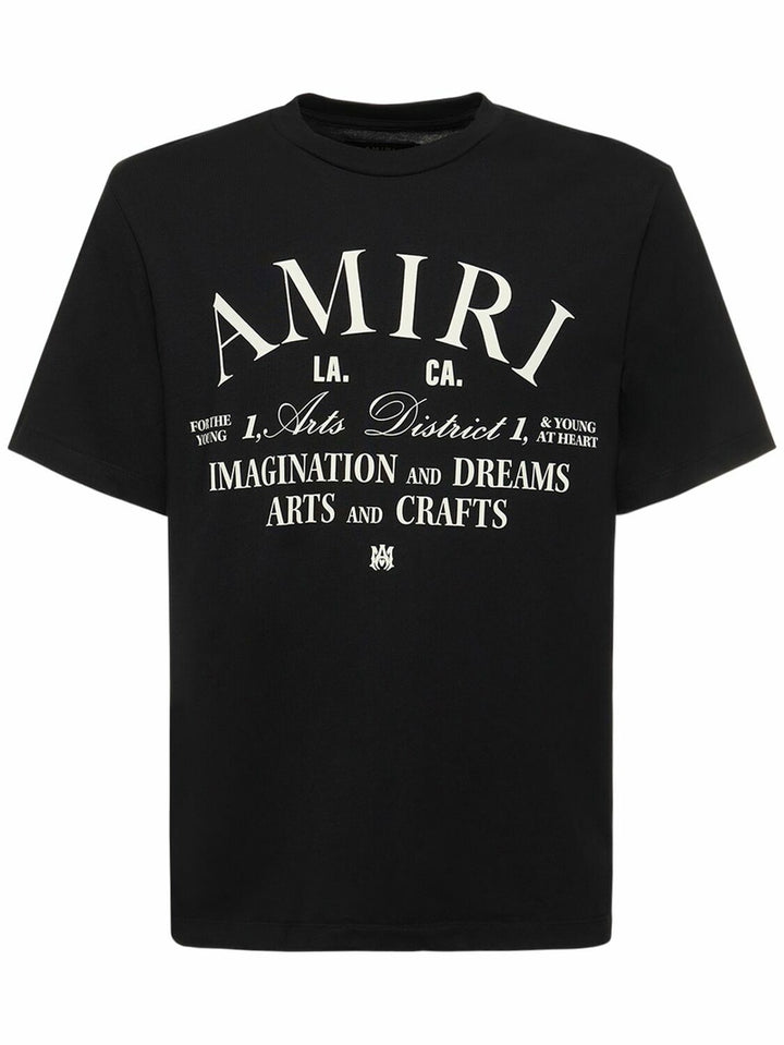 AMIRI ARTS BLACK T-SHIRT