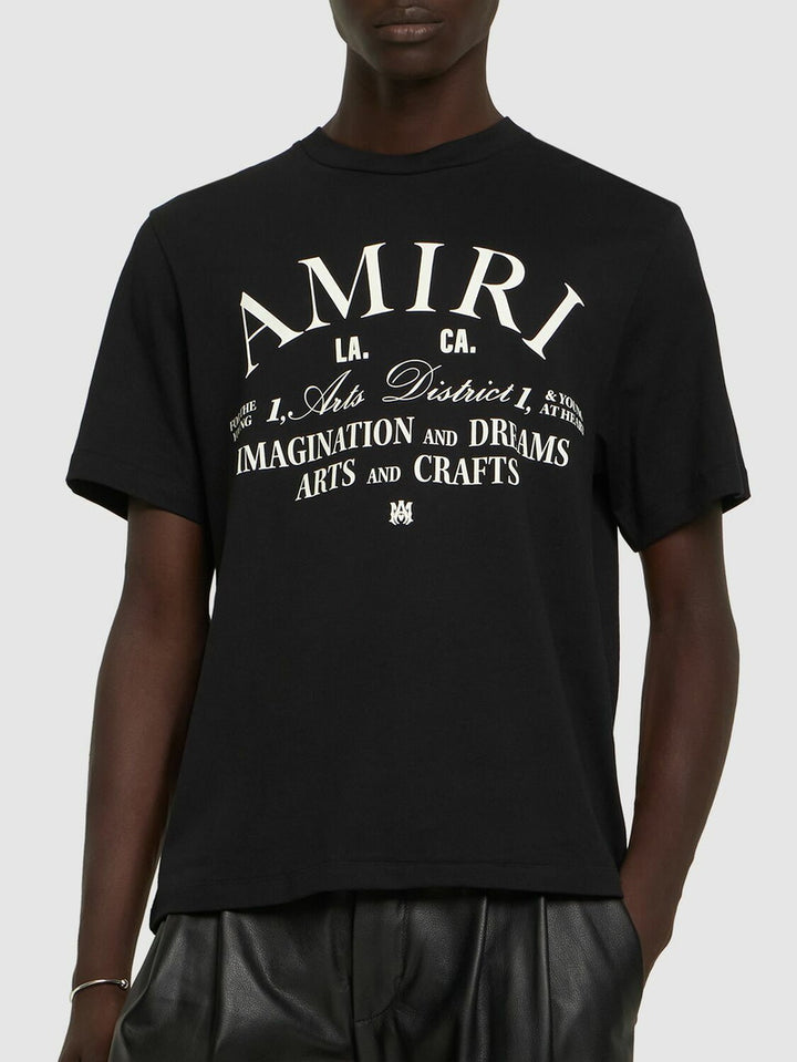 AMIRI ARTS BLACK T-SHIRT