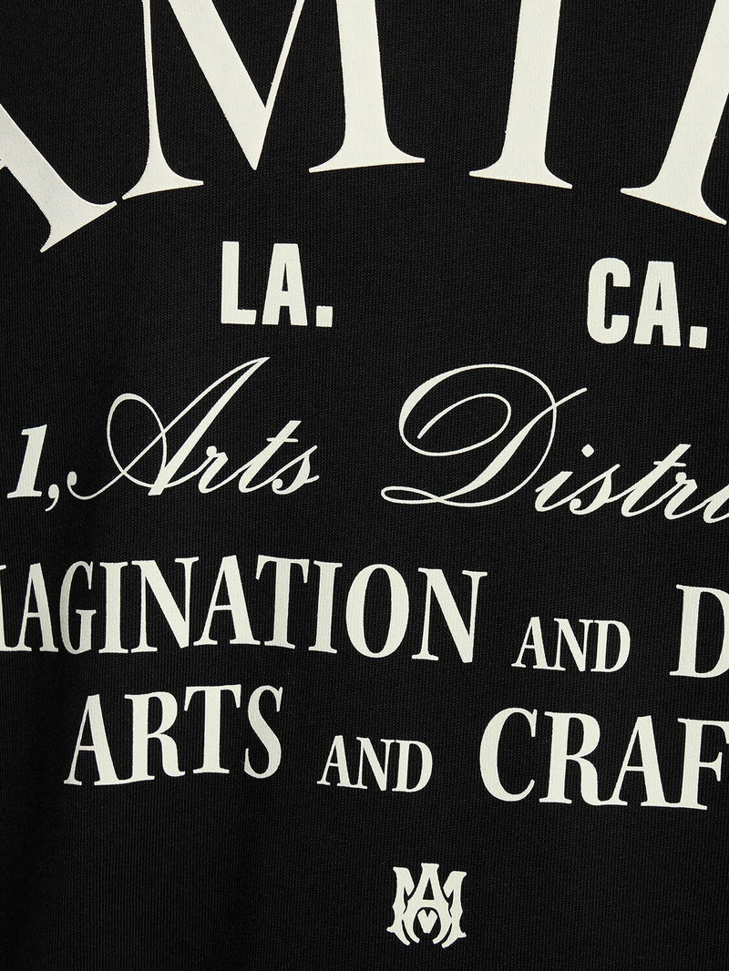 AMIRI ARTS BLACK T-SHIRT