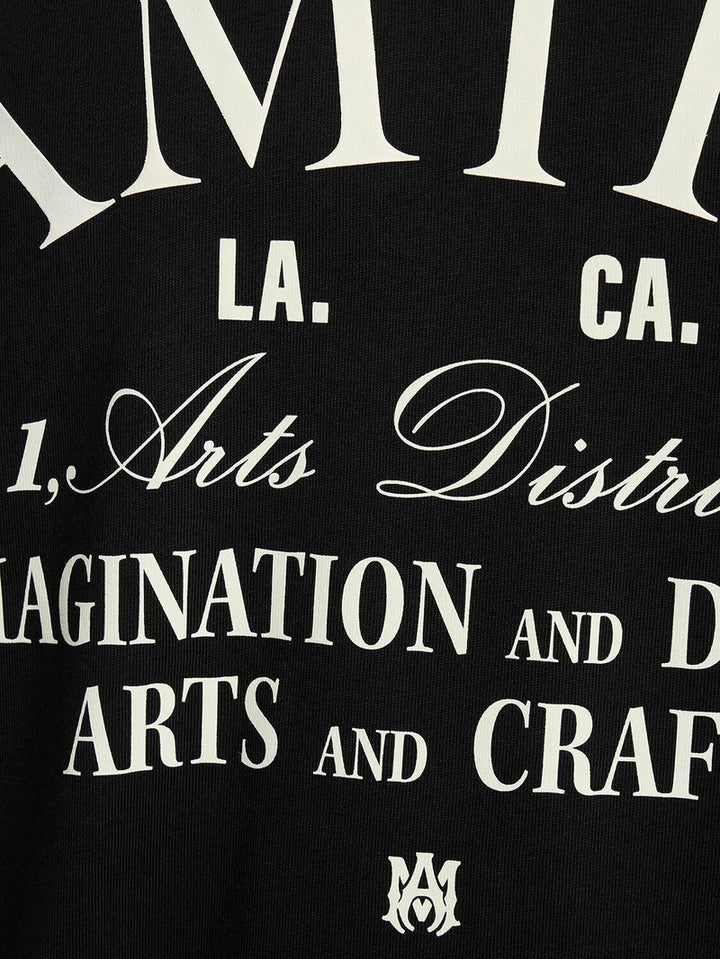 AMIRI ARTS BLACK T-SHIRT