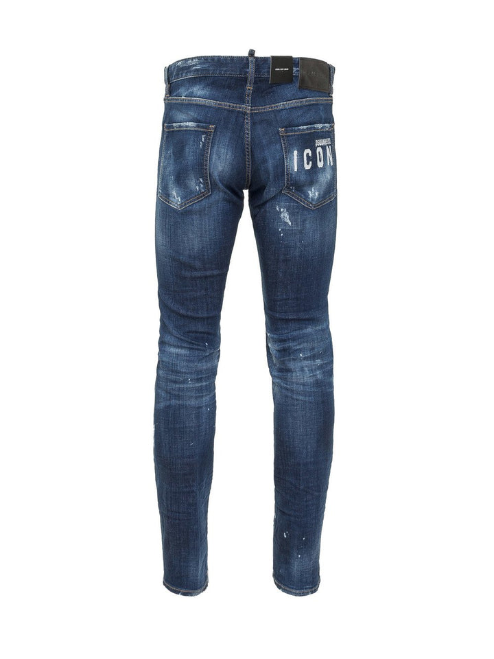 Dsquared2 Sprayed Denim Jeans