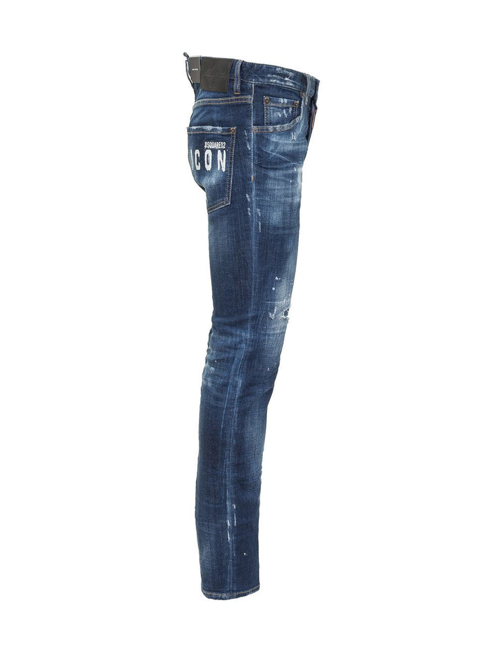 Dsquared2 Sprayed Denim Jeans