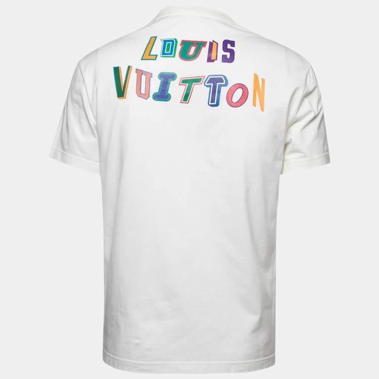 LOUIS VUITTON X NBA WHITE T-SHIRT