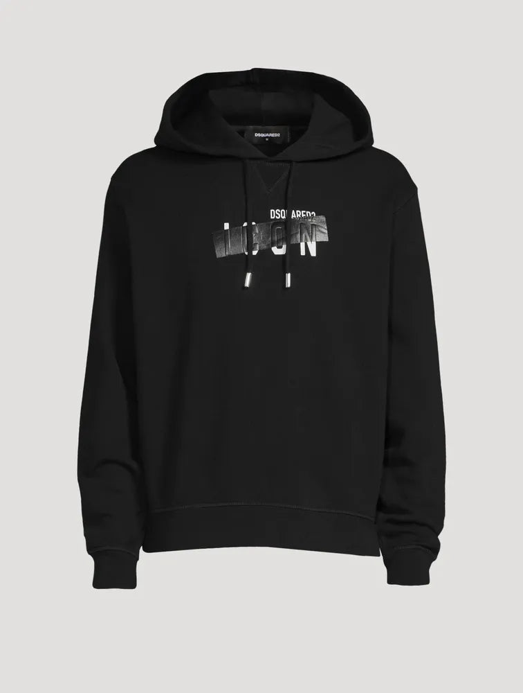Dsquared2 Black Tape Hoodie